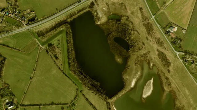 Luchtfoto van Grote Wetering