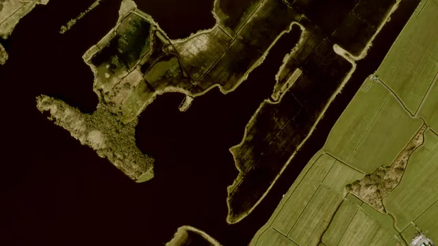 Luchtfoto van Haklandshop