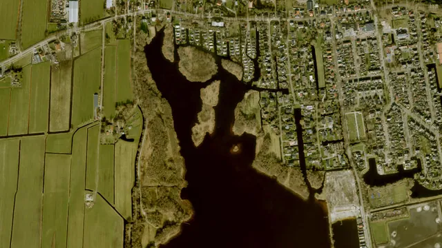 Luchtfoto van Haskerwijd