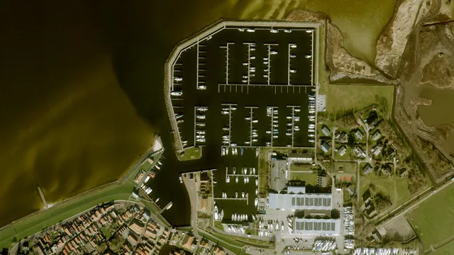 Luchtfoto van Haven