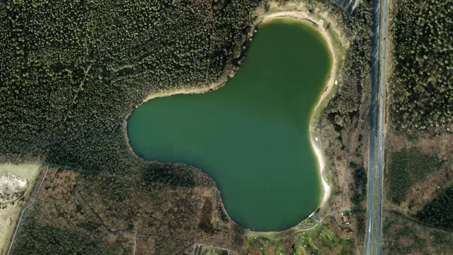 Luchtfoto van Heerderstrand