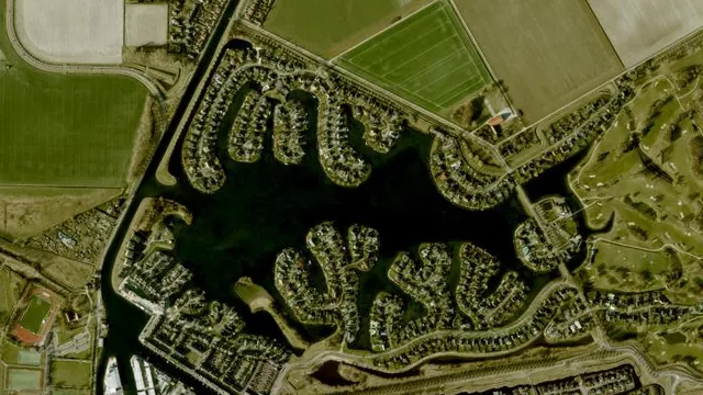 Luchtfoto van Het Goese Meer