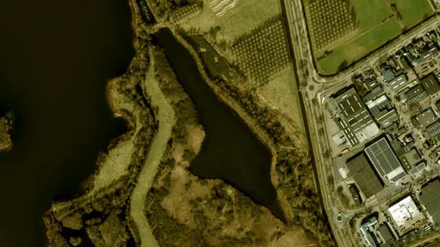 Luchtfoto van Het Meer