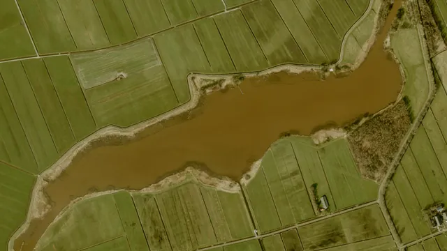Luchtfoto van Het Wijde