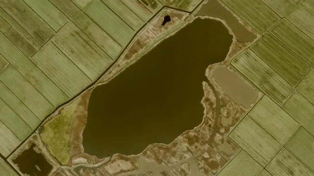 Luchtfoto van Het Zwin