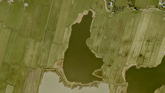 Luchtfoto van Hissemeer