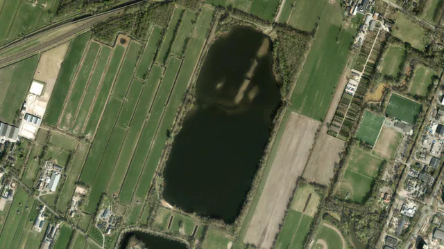 Luchtfoto van Hooge Kampse Plas