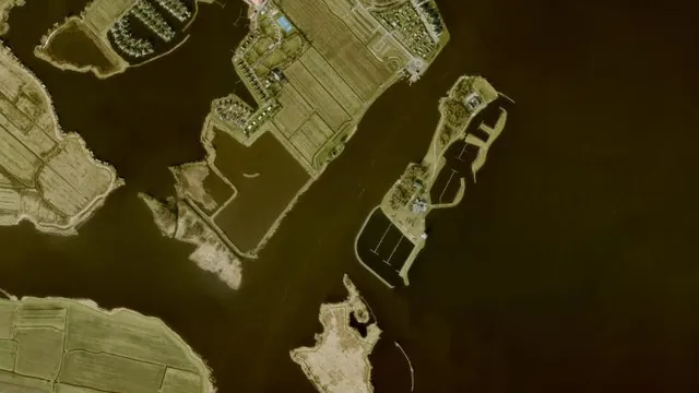 Luchtfoto van Houkesloot