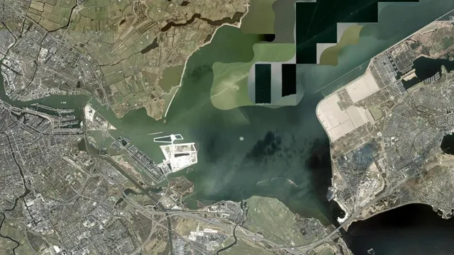 Luchtfoto van IJmeer