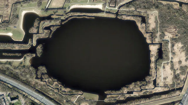 Luchtfoto van Jagersplas