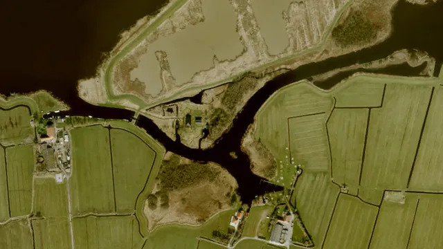 Luchtfoto van Janssloot