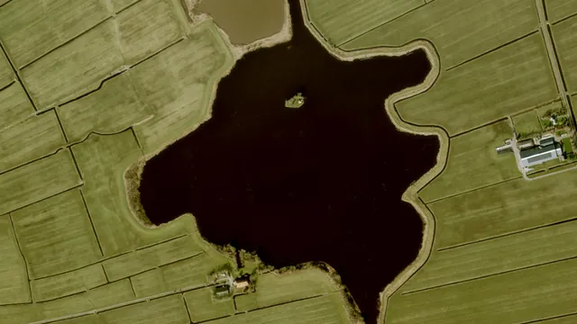 Luchtfoto van Jentjemeer