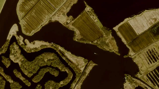 Luchtfoto van Jern- of Holstmeer