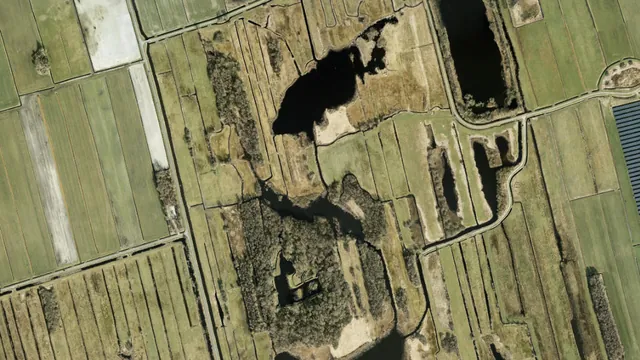 Luchtfoto van Kiersche Wijde