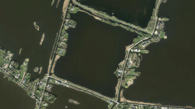 Luchtfoto van Klein Vogelenzang