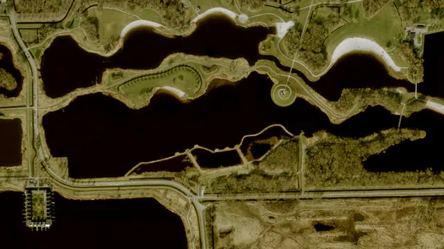 Luchtfoto van Kleine Wielen|Grote Zwemplas