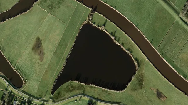 Luchtfoto van Kolk Marshoek