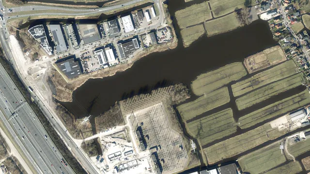 Luchtfoto van Kolksloot