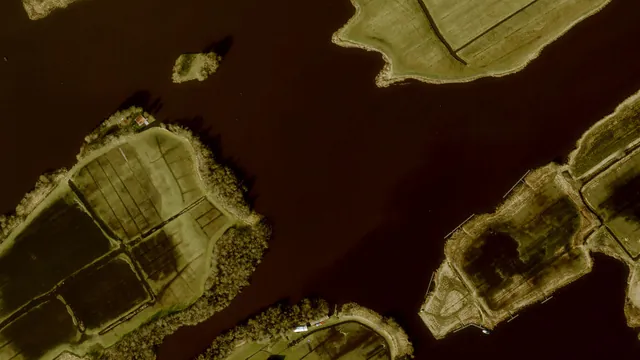 Luchtfoto van Kruiswater