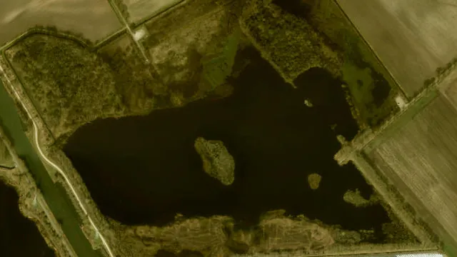 Luchtfoto van Kwegt