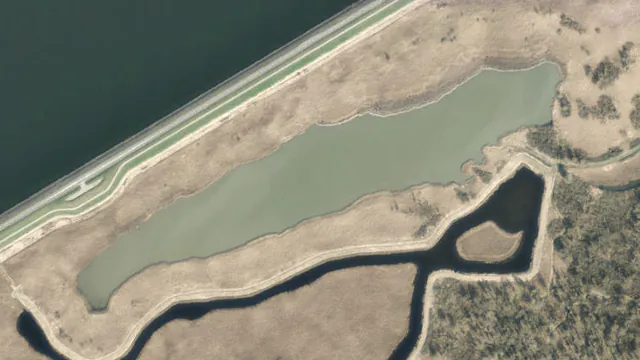 Luchtfoto van Kwelplas