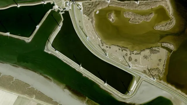 Luchtfoto van Laagbekken