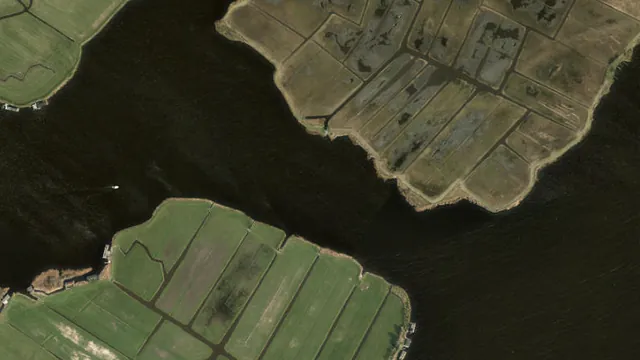 Luchtfoto van Laeck