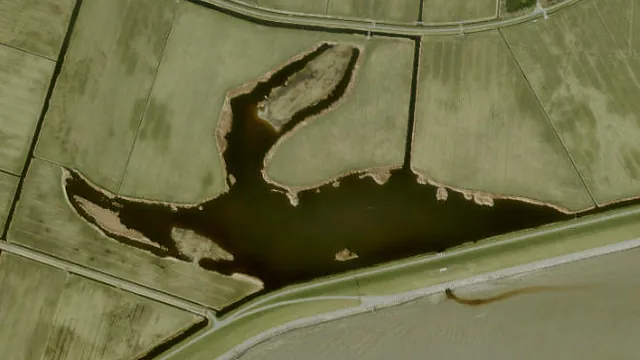 Luchtfoto van Lange Sloot