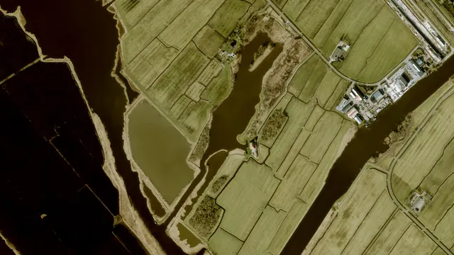 Luchtfoto van Leienpoel