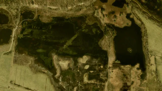Luchtfoto van Leikeven