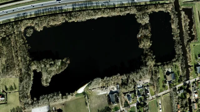 Luchtfoto van Lettelberterplas