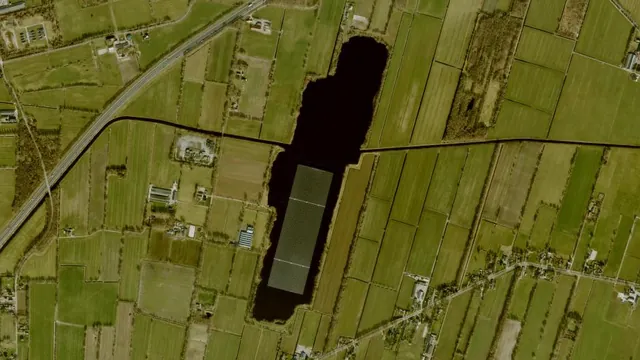 Luchtfoto van Lippe Gabriëlsplas