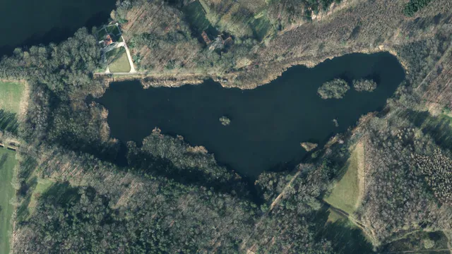 Luchtfoto van Lonnekermeer