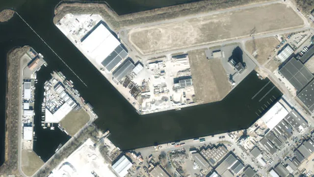 Luchtfoto van Lorentzhaven
