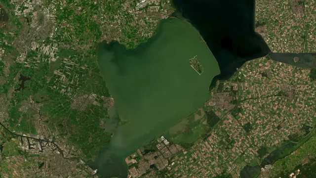 Luchtfoto van Markermeer