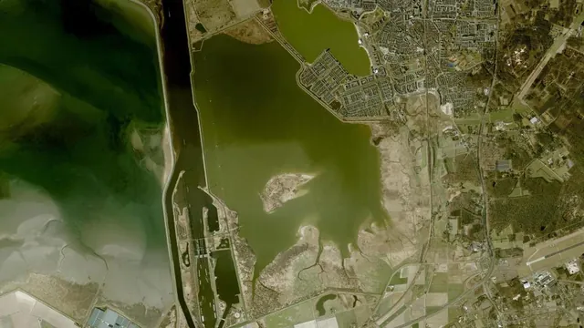 Luchtfoto van Markiezaatsmeer