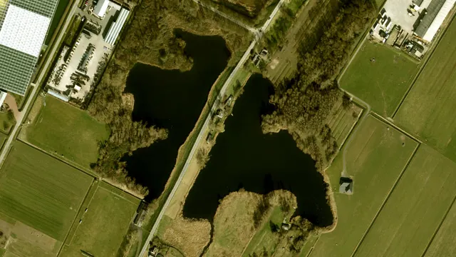 Luchtfoto van Meidijksche Wielen