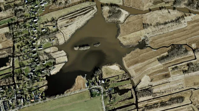 Luchtfoto van Molengat