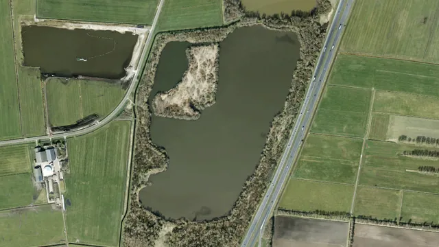Luchtfoto van Mussels