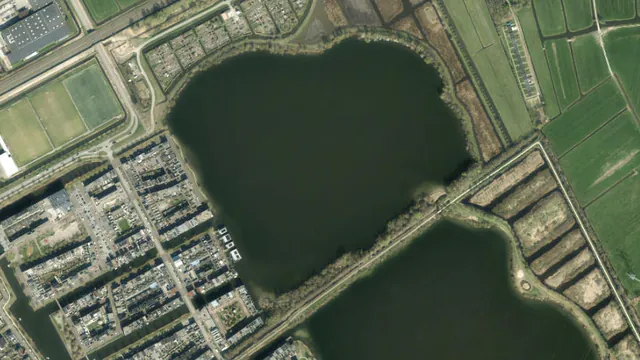 Luchtfoto van Natuurplas Breeveld