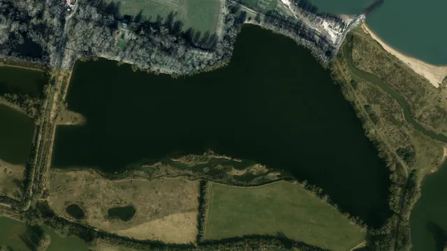 Luchtfoto van Nieuwe Grindgat
