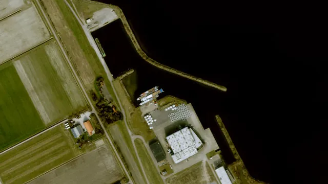 Luchtfoto van Nieuwe Haven