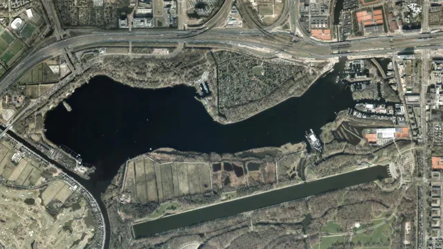 Aerial view of Nieuwe Meer