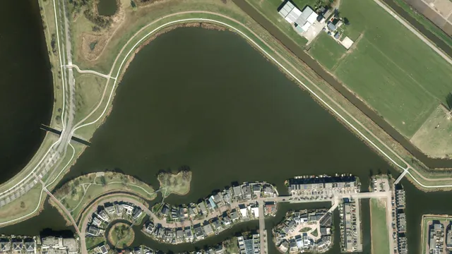 Luchtfoto van Noordhovenseplas