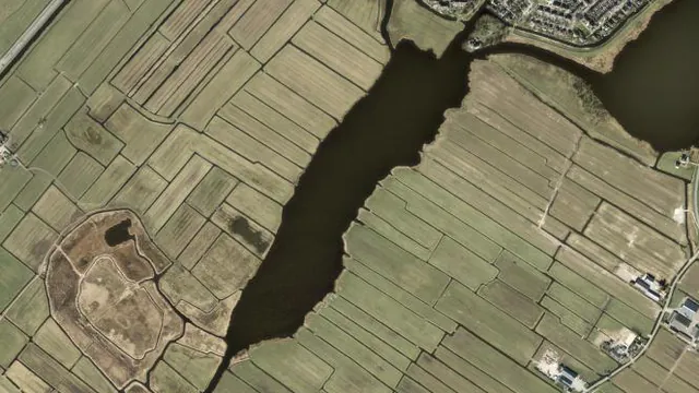 Luchtfoto van Ooster Ee