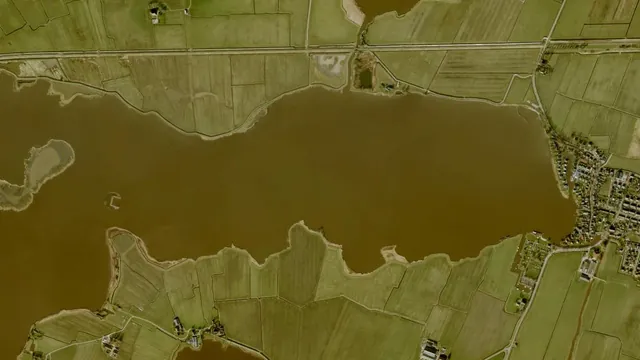 Aerial view of Oudegaasterbrekken