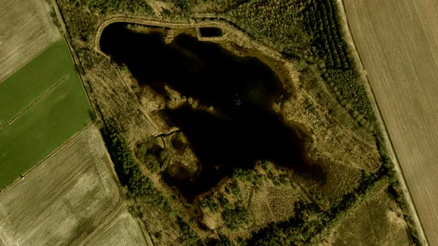 Luchtfoto van Papschot