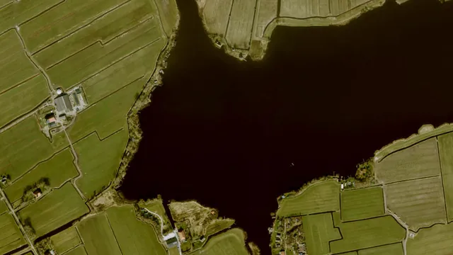 Luchtfoto van Peenster Ee