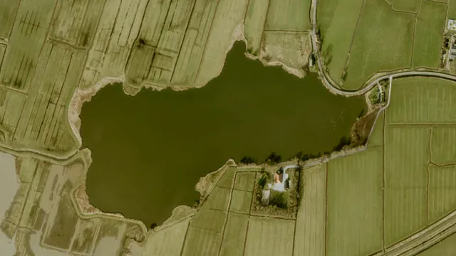 Luchtfoto van Piekemeer