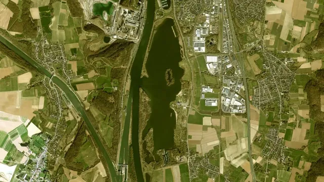 Aerial view of Pietersplas
